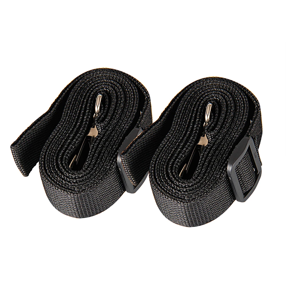 

2 packs of adjustable bimini roof straps with loops and single snap hooks 96 inch marine awning hardware