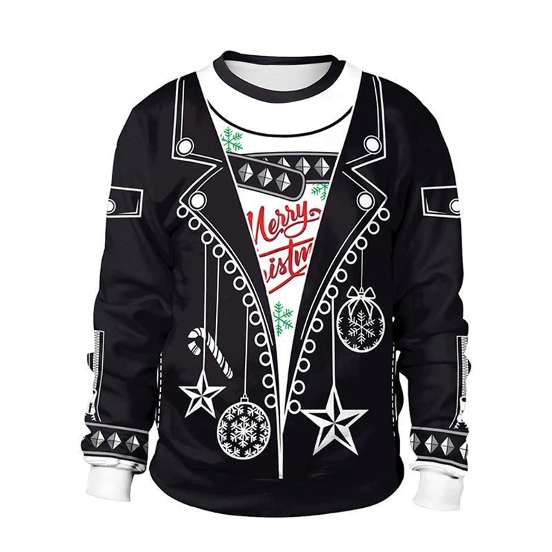 Новый стильный Рождественский свитер унисекс для мужчин и женщин новинка