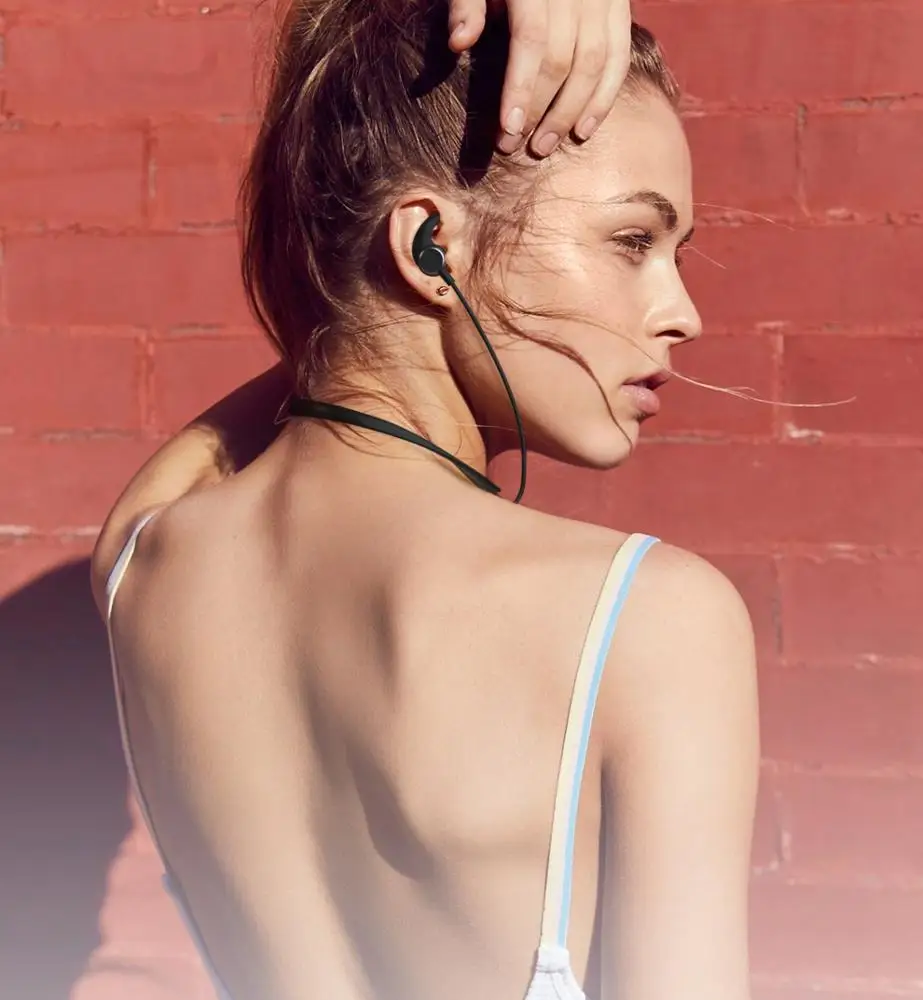 Bluetooth беспроводные наушники спортивные с микрофоном HiFi аудио 4 2 магнитный для