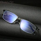 Высококачественные металлические очки iboode для чтения с защитой от сисветильник, увеличительные пресбиопические очки для мужчин и женщин 0 1,0 1,5 2,0 2,5 3,5 4,0