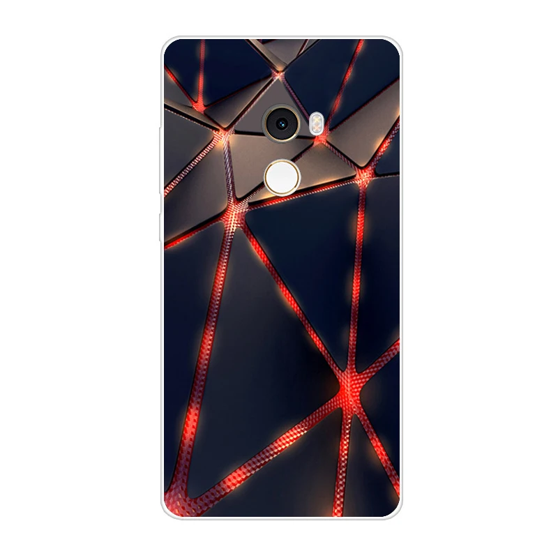 Чехол для Xiaomi mi x 2 Mix x2 мягкий силиконовый чехол из ТПУ защитный прозрачный с