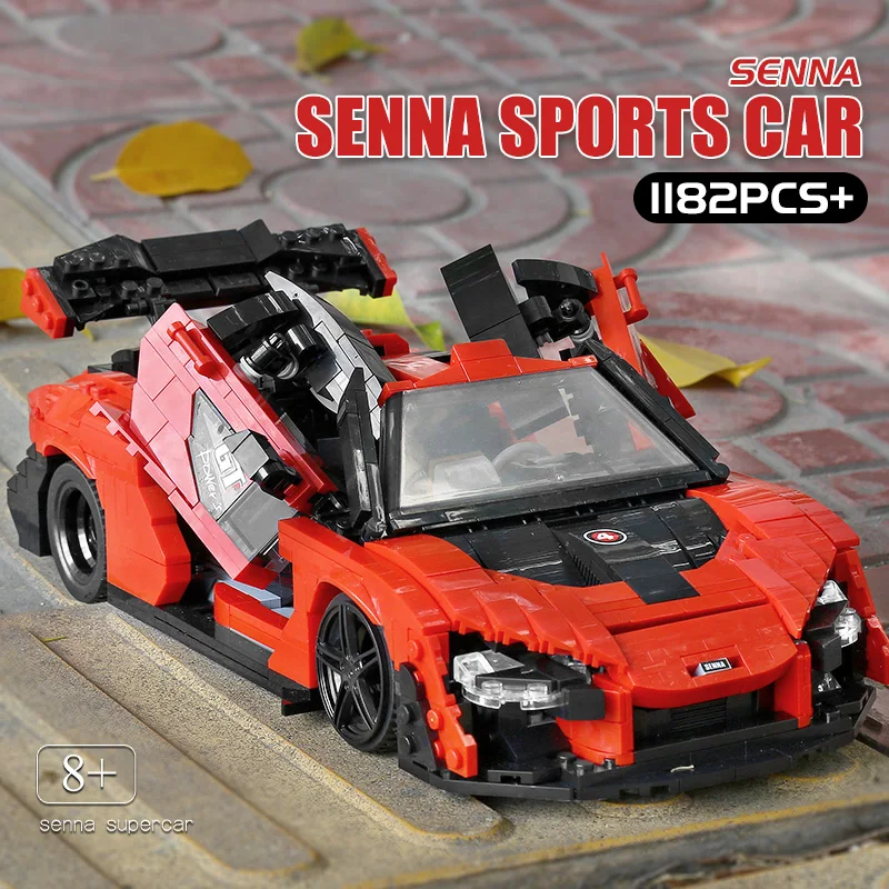 

MOULD KING High-Tech Building Blocks The Senna Super Racing Car model Bricks Educational Toys for Children Christmas Gifts