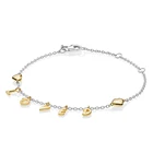 Аутентичный блестящий браслет S925 для женщин, подарок на свадьбу, для вечеринки, ювелирные изделия для женщин