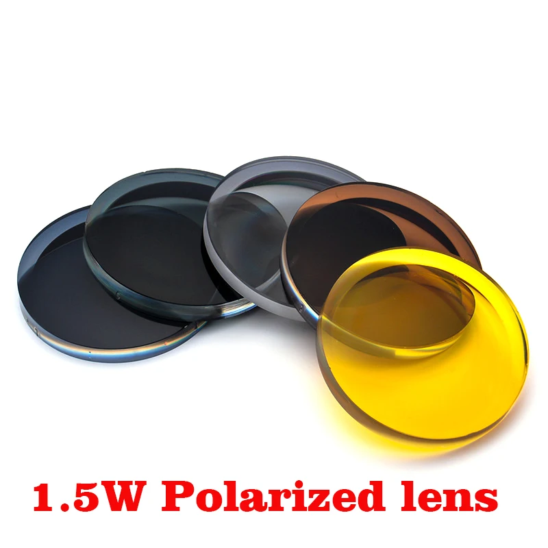 

1,5 Вт UV400 поляризованные линзы для солнцезащитных очков для близорукости ночные линзы для вождения