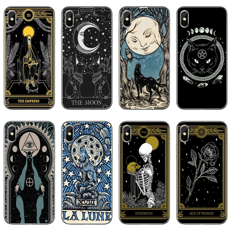 Силиконовый чехол для телефона ведьмы Луны таро Таинственный тотем Xiaomi Redmi S2 7 7A K20