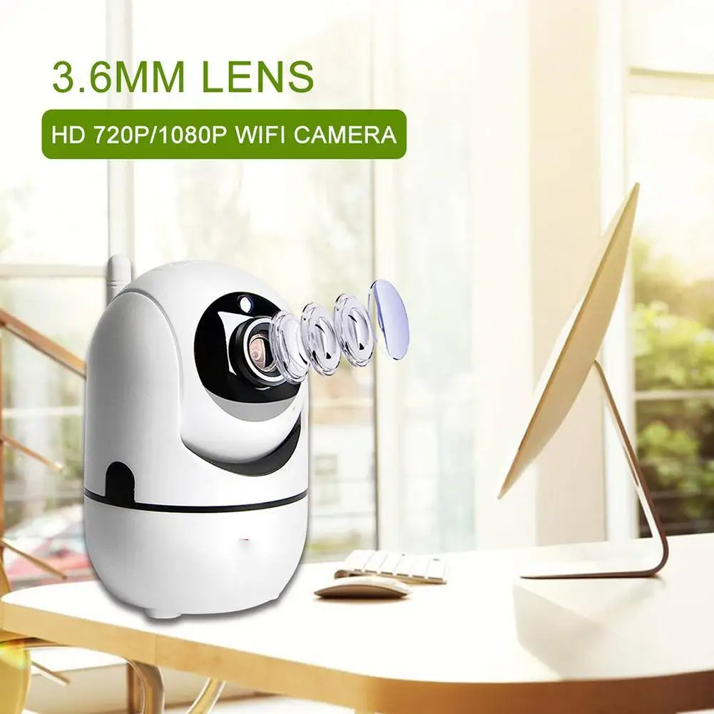 

Smart Camera HD 1080P Network Camera Security WiFi Wireless Mini CCTV Indoor Home Camera For Alexa Google Hom