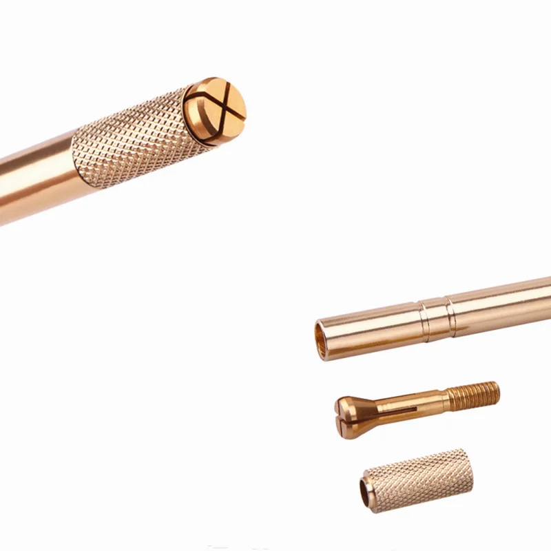 Ручка Tebori золотистая/Серебристая 3D для микроблейдинга тату машинки аксессуары