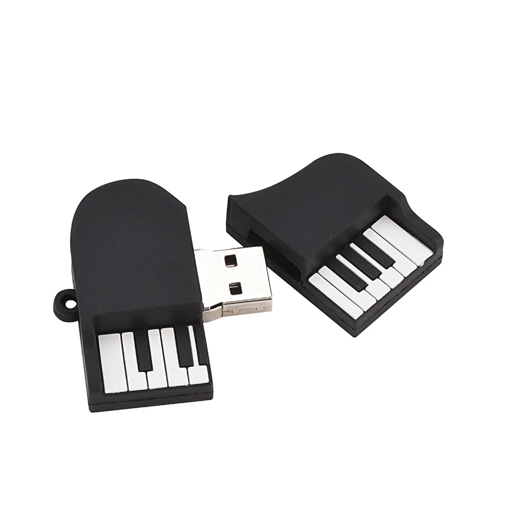 

USB Flash Drive 4GB 8GB 16GB 32GB Cartoon Piano Pendrive 64gb 128gb memory stick Musical instrument model U disk