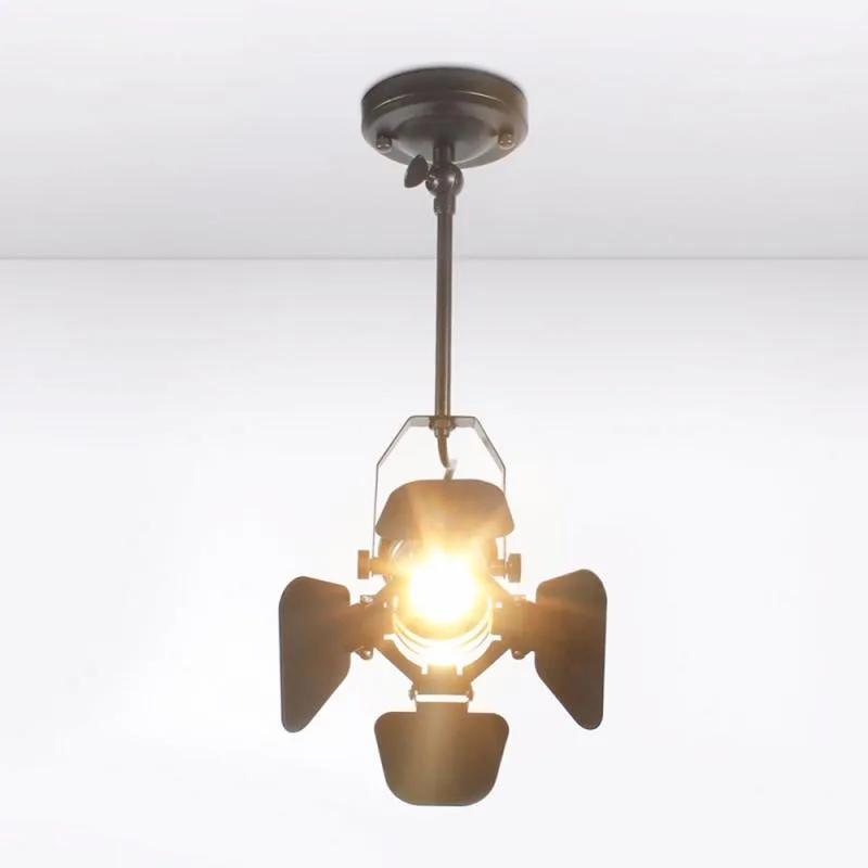 Vintage E27 Adjustable Ceiling Lights Industial 4 Leaf Metal Iron Retro Bar Cafe Home Loft Decor Lighting Fixture | Лампы и освещение