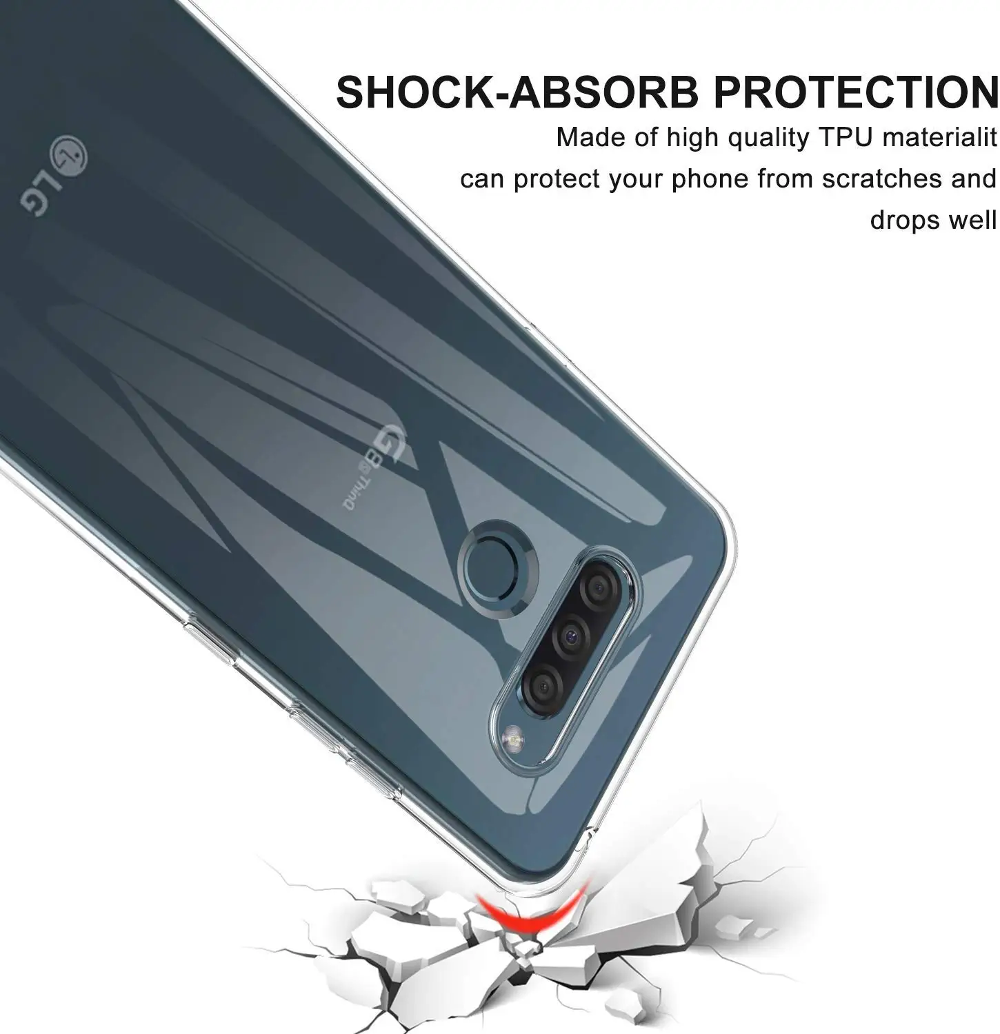 Для LG G8X G8s G7 ThinQ K42 K52 K62 K22 K41S K51S K61 K40S K50S K50 K40 G6 Q7 Q60 Q70 прозрачный TPU гель чехол для