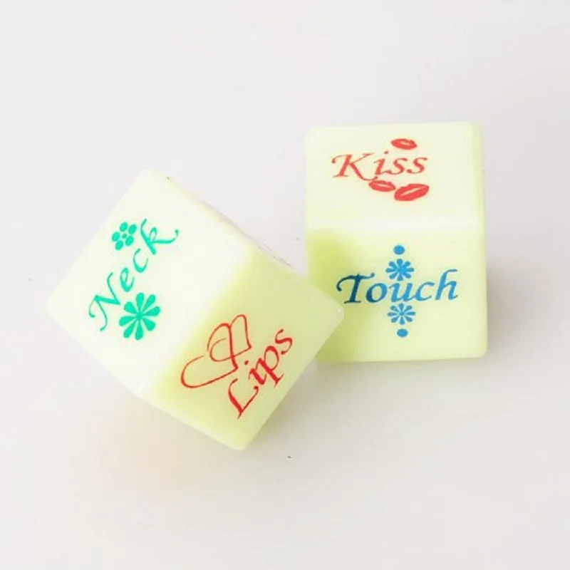 Игра в кости для взрослых сексуального осанки D12 по бокам секс и D6 эротический