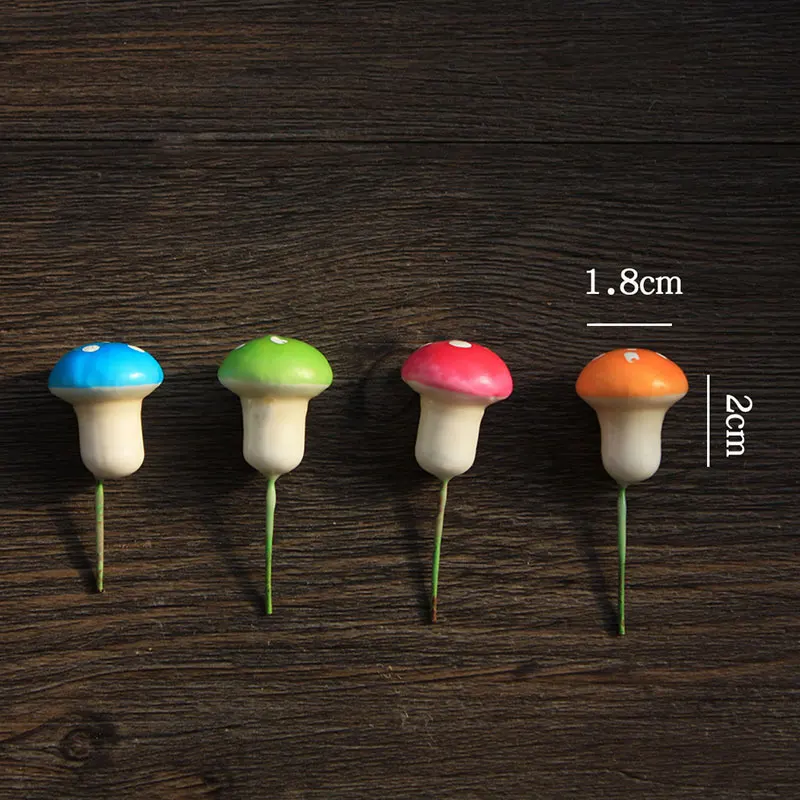 

Gardening Ornaments Small Mushroom Multi-Color Foam Flower Pot Decoration