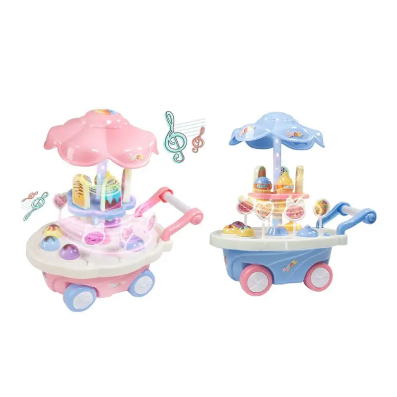 Вращающийся игрушечный светильник с колесиками для мороженого развивающие