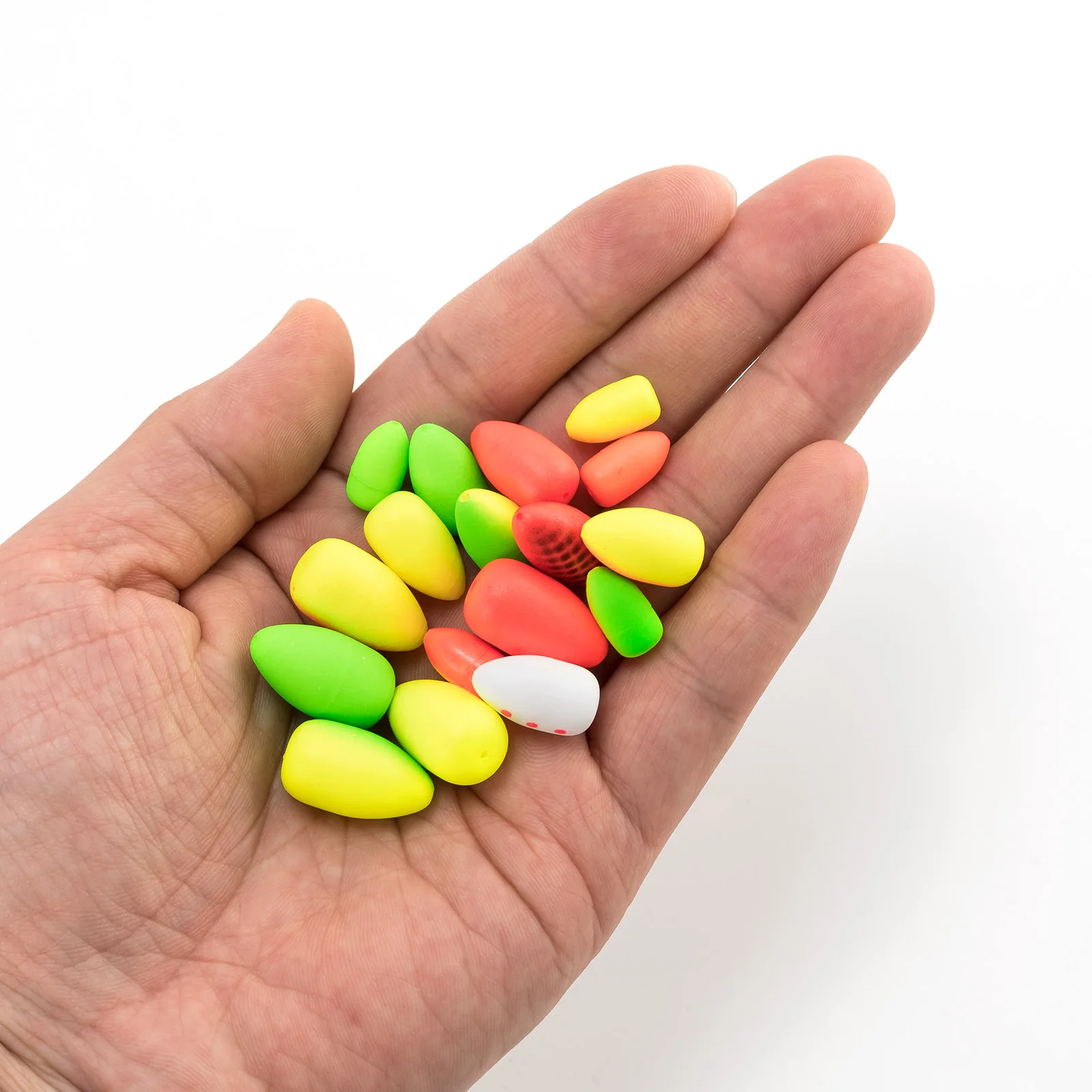 30pcs Fishing Foam Float Bobber Buoys Saltwater for Fly Fishing Pompano Bottom Rigs Strike Indicator Trout Catfish Walleye Rig