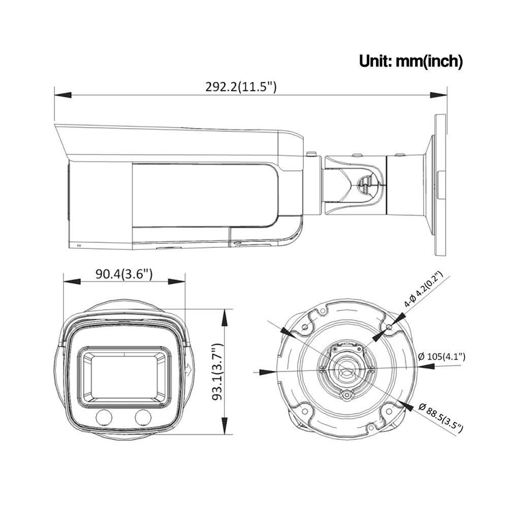 Hikvision DS-2CD2T47G2-L AcuSense IP-камера ColorVu 4MP Bullet IPC H.265 + SD слот POE CCTV функция распознавания