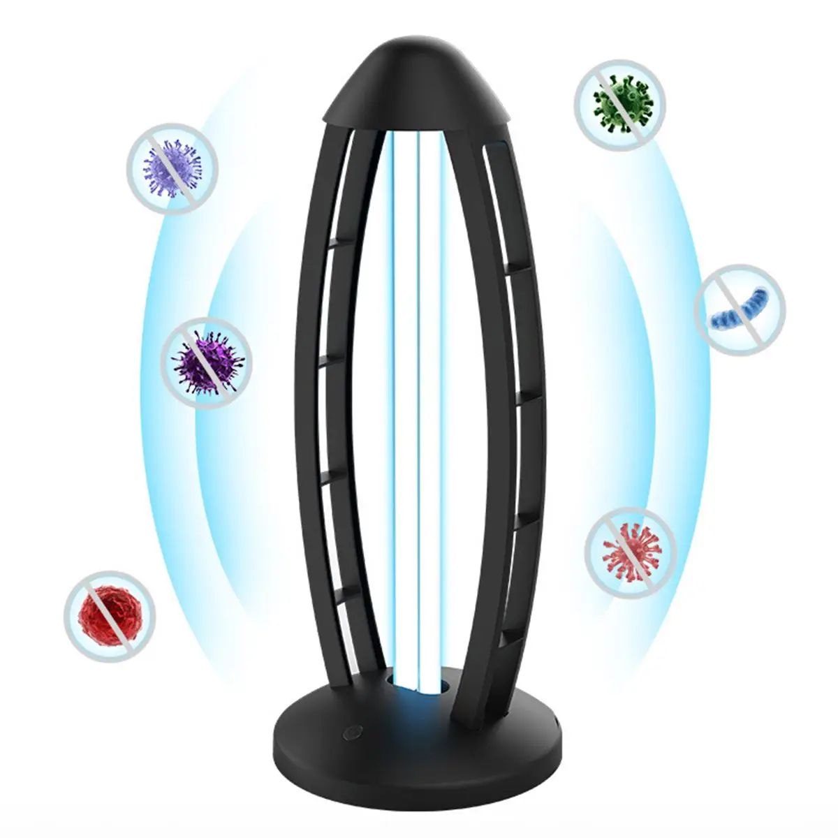 

110V/220V Ultraviolet 360 UV Light Lamp Quartz Sterilizer Disinfection Germicidal Ozone Lamp Deodorizer Kill Mites Timer setting