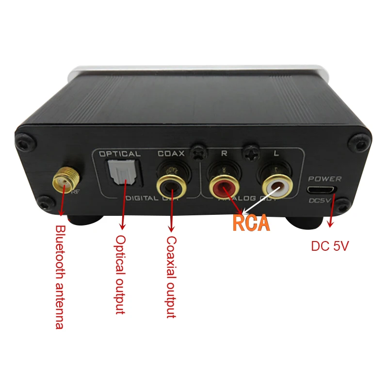 CSR8670 Bluetooth 5,0 коаксиальный Оптический цифровой аудио Bluetooth аудио приемник Интерфейс aptx низкая задержка Bluetooth 5,0