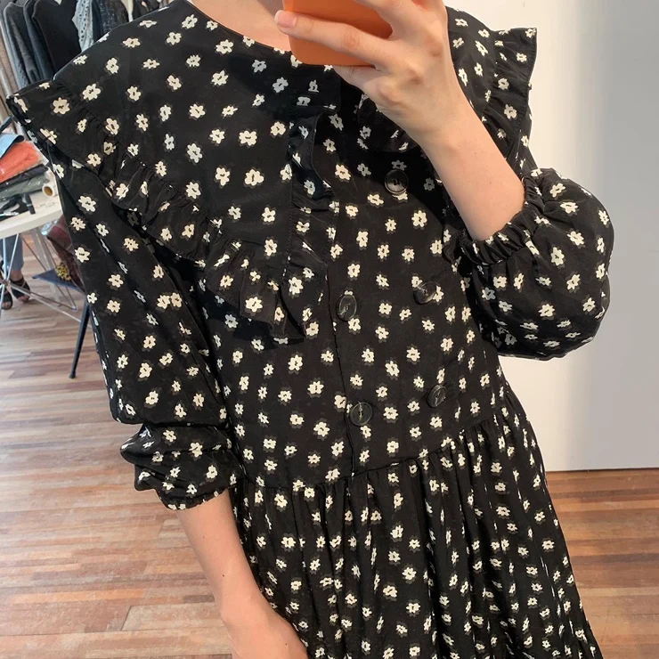 Женское плиссированное платье макси в горошек повседневные свободные платья до