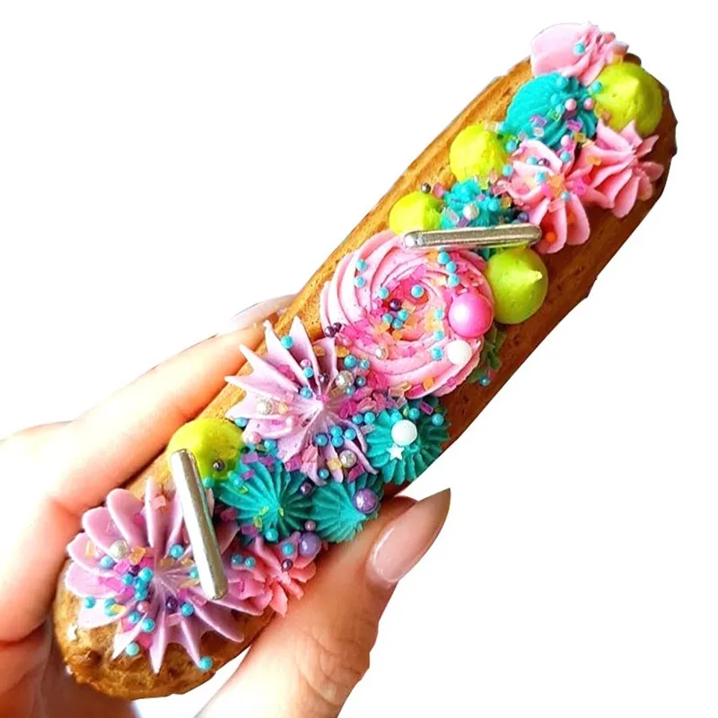 Съедобные сахар иглы Сахар Бусины 30 г торт украшение Шоколад золотистого и