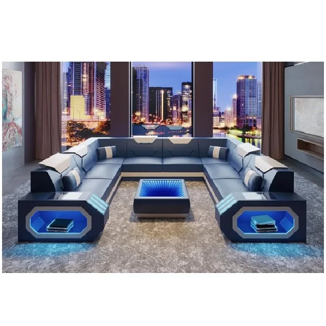 2020 новый современный дизайн высокое качество мебель для гостиной диван кожаный |