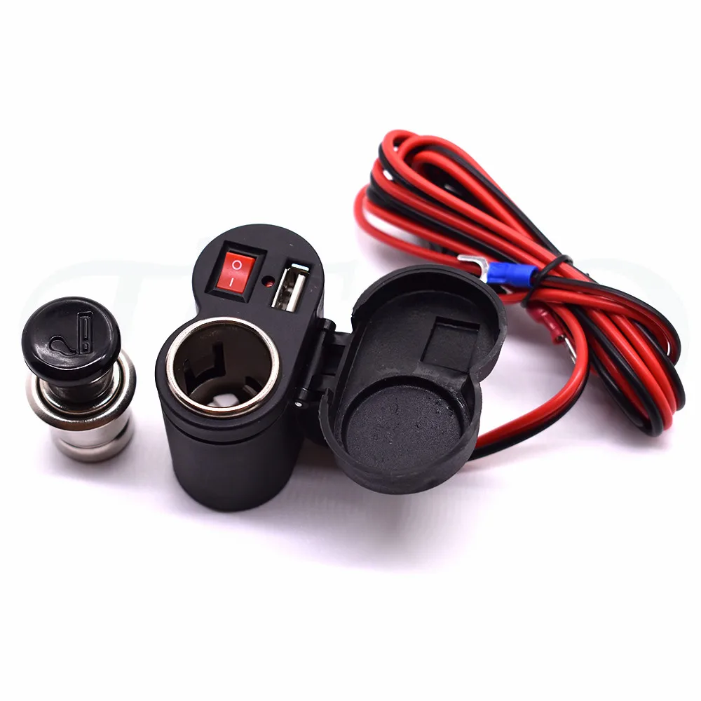 Аксессуары для мотоциклов зарядное устройство USB plus прикуриватель