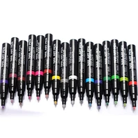 1 pcs colored uv gel polish tips diy art marker pen painting drawing pen manicure nail design tool professional nail art kit