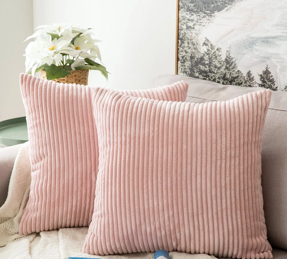 2020 New 1PCS 45*45/30*50cm Flocking Velvet Cushion Cover Pink Grey Blue Coffee Soft Home Decorative Pillow | Дом и сад