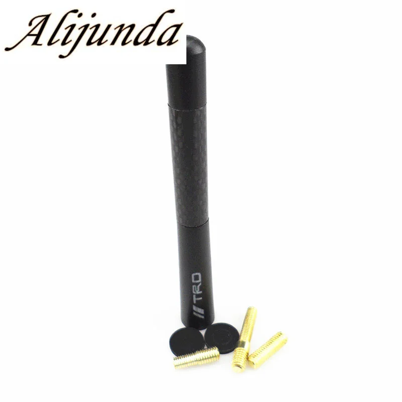 Нежная короткая антенна из углеродного волокна черного цвета автомобильная для