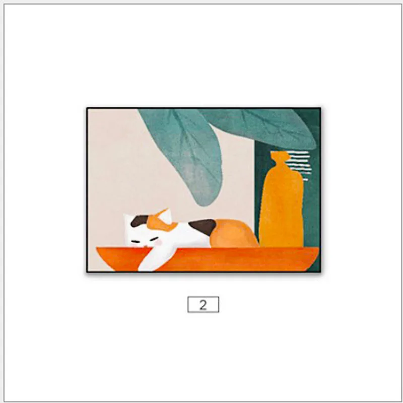 

Nordic Canvas Painting Wall Picture Poster Modern Wall Art Sofa Aesthetic Room Decor Figure Printed Poster and Prints Room Decor