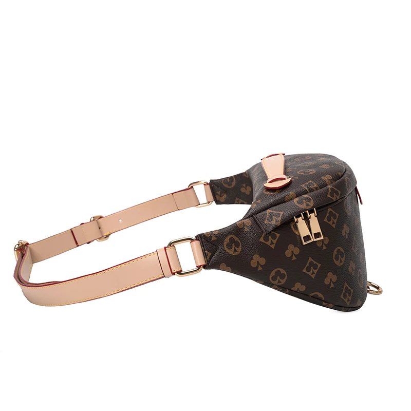 Мужская поясная сумка нагрудная из искусственной кожи для мужчин мужчин|Поясные