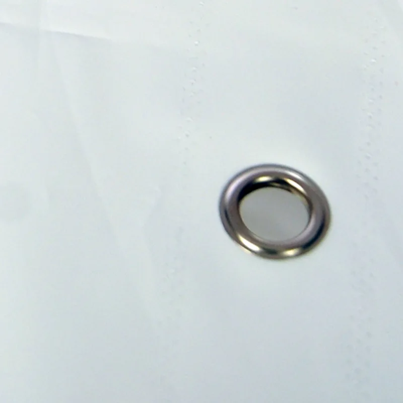 Водонепроницаемая однотонная шторка для душа белая простая занавеска ванной