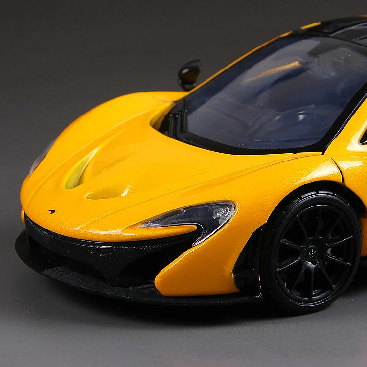 Игрушка модель автомобиля 1:24 бутик сплава моделирование mlaren p1 желтый оранжевый Коллекция украшения Рождество подарок на день рождения