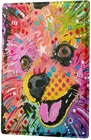 Металлическая Оловянная вывеска плакат Плакат Собака спиц цветная милая собака классическое Ретро художественное украшение