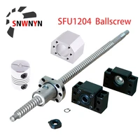 sfu1204 set rm1204 rolled ball screw c7 with end machined1204 ball nut nut housingbkbf10 end supportcoupler for cnc parts
