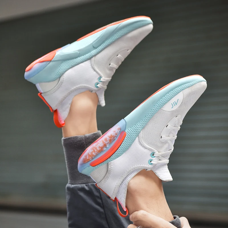 

Summer Breathable Flying Line Particle Shock Absorbing Jogging Shoes Sports Shoes Casual Shoes 2021