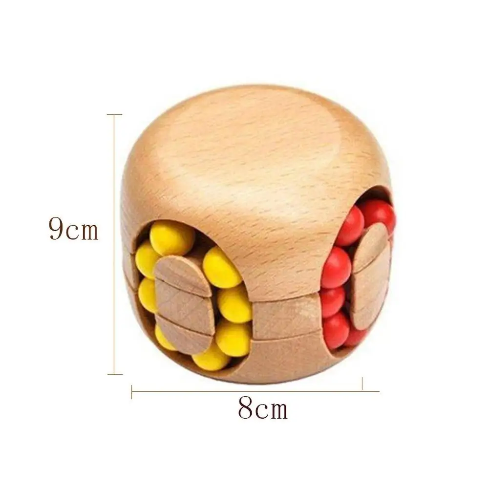 

Creative Scroll Bead Kong Ming Luban Lock Adults Kids Wooden Brain Teaser Puzzle Early Educational Toy