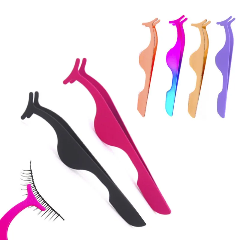 Накладные ресницы из нержавеющей стали щипцы для завивки и наращивания ресниц