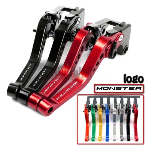 

Motorcycle Accessories Modified Two Finger Clutch Short Adjustable Brake Levers Handle For Ducati MONSTER1200/S/R 2014-2017