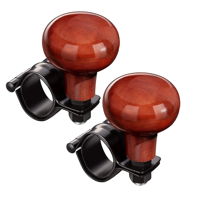 2 шт. рулевое колесо ручка Спиннер бустер деревянная подходит для автомобилей