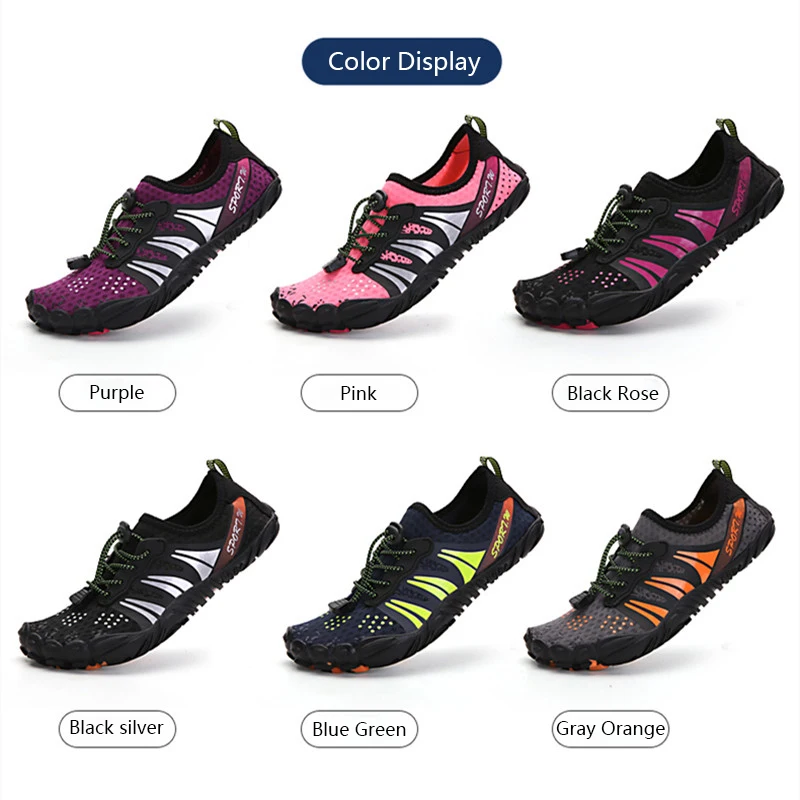 Hiking Shoes Men Elastic Jogging Sneakers Lightweight Waterproof Water Shoes Quick Dry Barefoot Women Trekking Beach Upstream