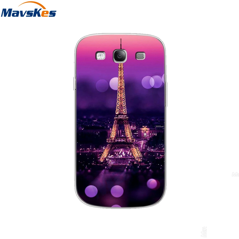 Soft TPU Silicone Case For Samsung Galaxy S3 Case Cover i9300 Case for Samsung S3 Mini Case i8190 Phone Cover Shell flower Coque