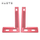 Измерительная Метрическая линейка из алюминиевого сплава, 200160 мм, для обработки дерева квадратные отверстия