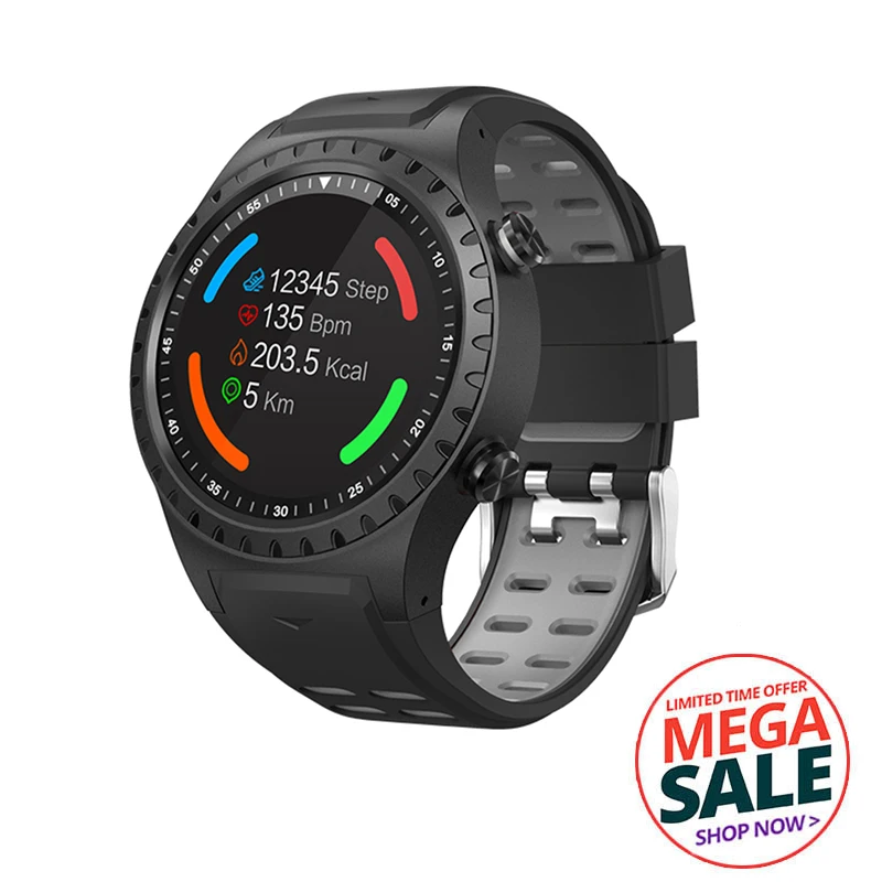 SMA-M1, gps, умные часы, Bluetooth, вызов, мульти-спортивный режим, шагомер, открытый умный браслет, вызов и Msg напоминание, здоровье, фитнес-трекер - Цвет: Black