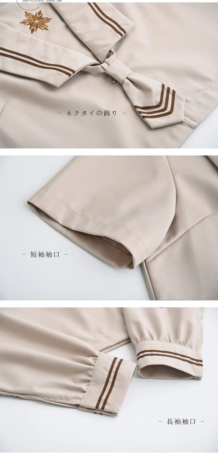 

Uniform Japanese School JK Shirt Pleated Skirt Suit Set Girls Tie Bow Sailor Collar Junior High School Uniforms Students Clothes