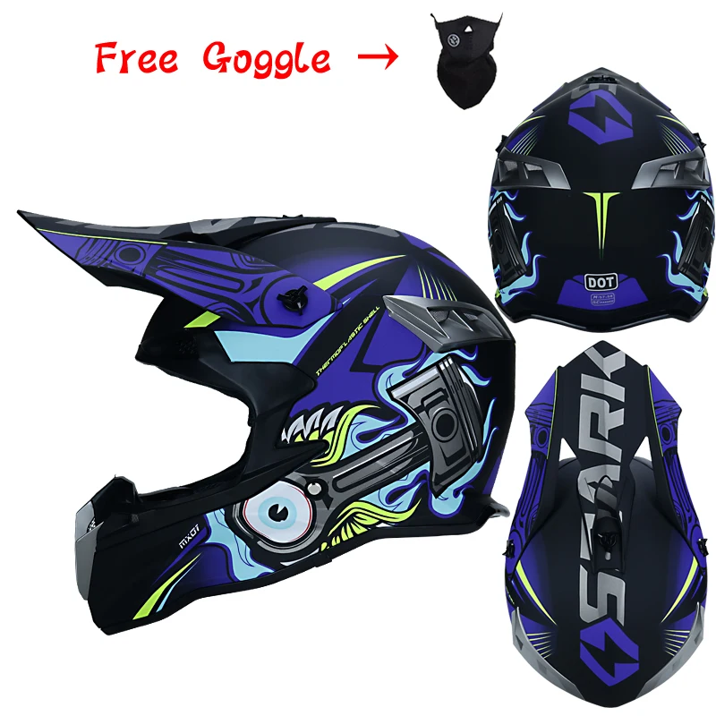 2018 новый шлем для мотокросса велосипедный спуска на гору беговых лыж DH гоночный