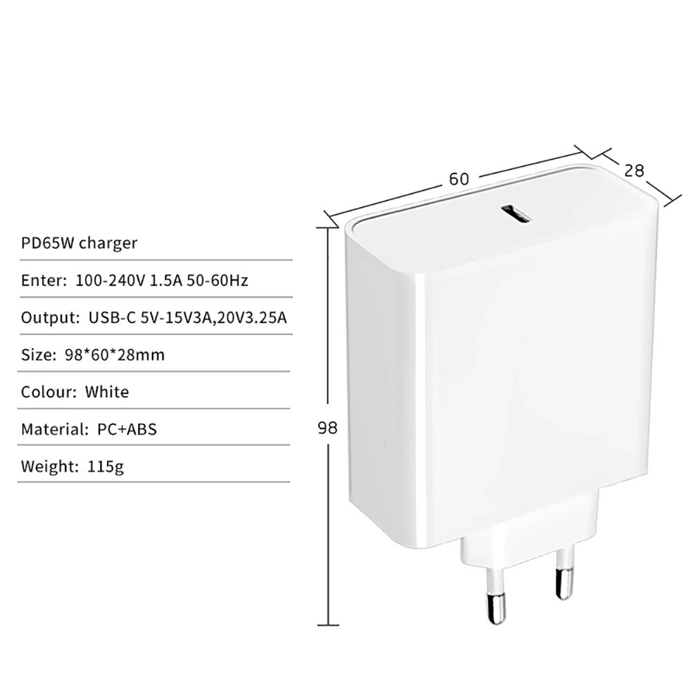 itinit c11 65 вт pd ноутбук зарядное устр