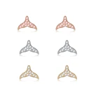 Серьги-гвоздики женские из серебра 925 пробы с фианитом, 3 цвета