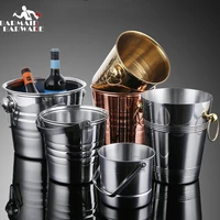 1l 7l stainless steel ice bucket wine champagne wine chiller wine bottle cooler champagne beer chiller ice barrel