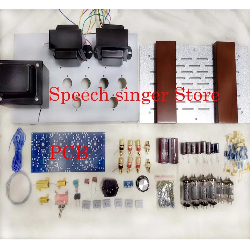 2021 Nobsound бытовые трубчатые усилители DIY Kit 6F2 + 6P 1 корпус из нержавеющей стали