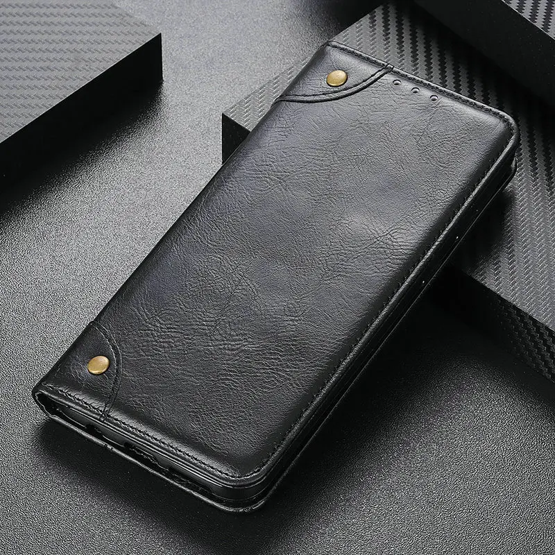 Роскошный кожаный чехол книжка для Motorola Moto G8 Play деловой Магнитный бумажник Plus G 8